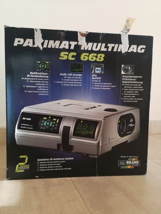 Proyector diapositivas JAMÁS USADO tope gama