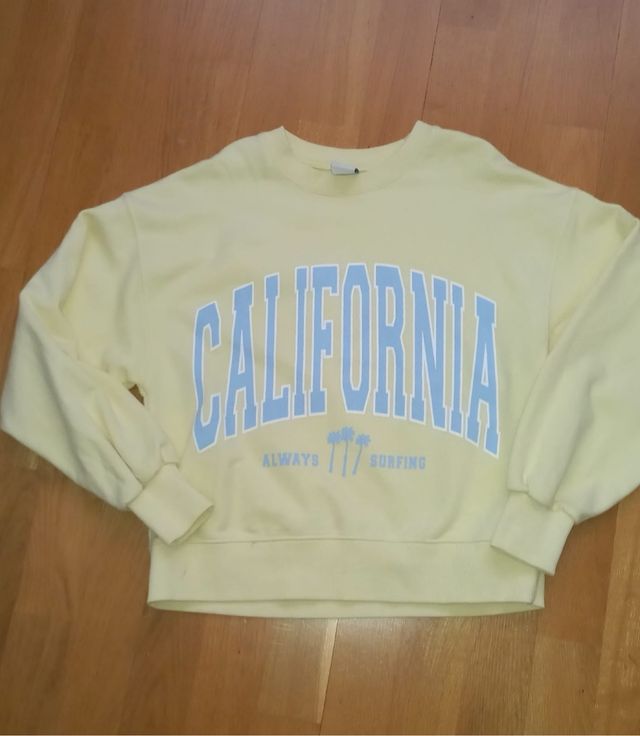 sudadera niña sin capucha