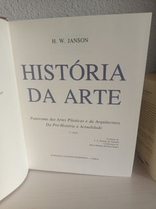 HISTÓRIA DA ARTE.- Janson (portugués).