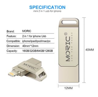 USB FLASH DRIVE 64 GB - para iPhone / iPad