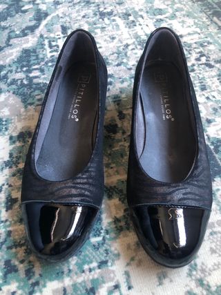 Zapatos bailarinas con tacón Pitillos