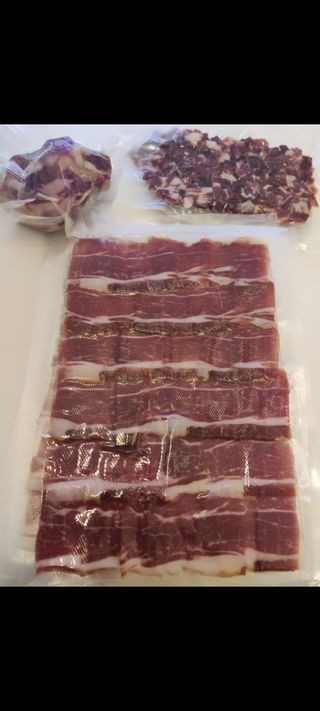 Cortado profesional de jamon