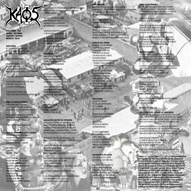 KAOZ - ERES TU PROPIO ENEMIGO LP