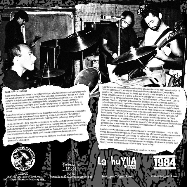 KAOZ - ERES TU PROPIO ENEMIGO LP