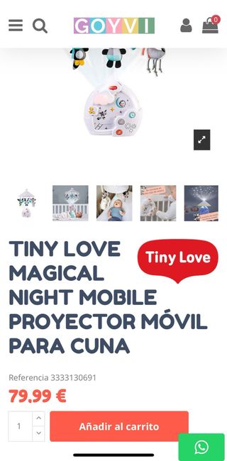 Proyector luz bebés 3 en 1