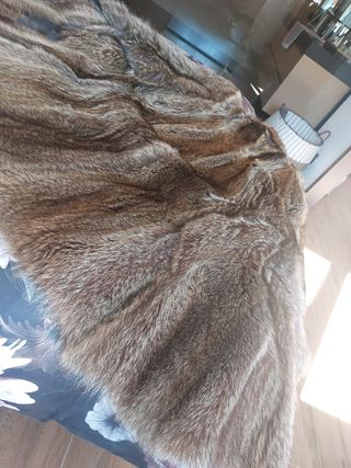 Chaquetón piel pelos