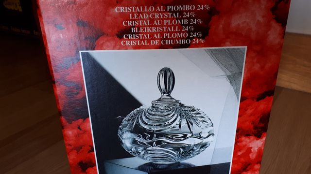 Bombonera cristal RCR
