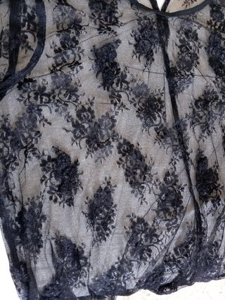 Camiseta encaje zara