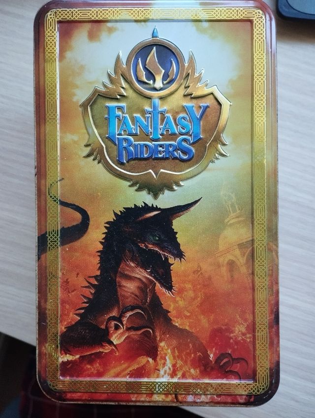 Caja+cromos fantas y riders