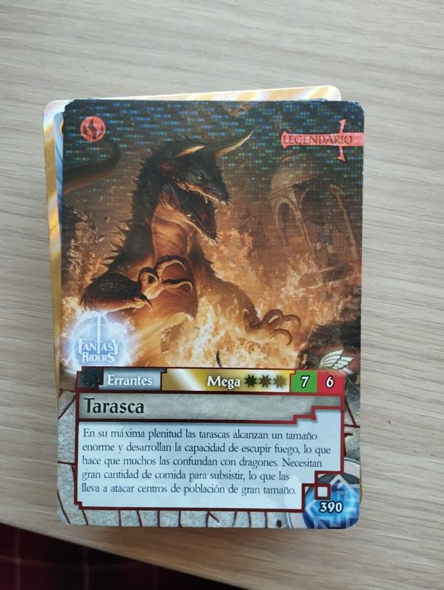 Caja+cromos fantas y riders