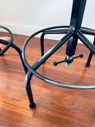 2 Taburetes giratorios estilo industrial 50x70 cm