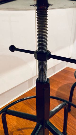 2 Taburetes giratorios estilo industrial 50x70 cm