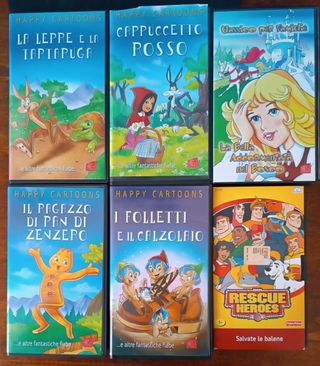 Cassette cartoni animati (prezzo in descrizione)