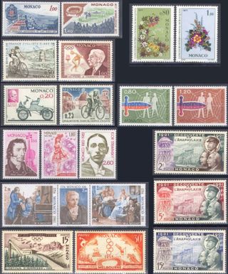 182 sellos de MÓNACO | 1939-1996  [PREGUNTAR]