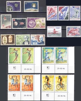 182 sellos de MÓNACO | 1939-1996  [PREGUNTAR]