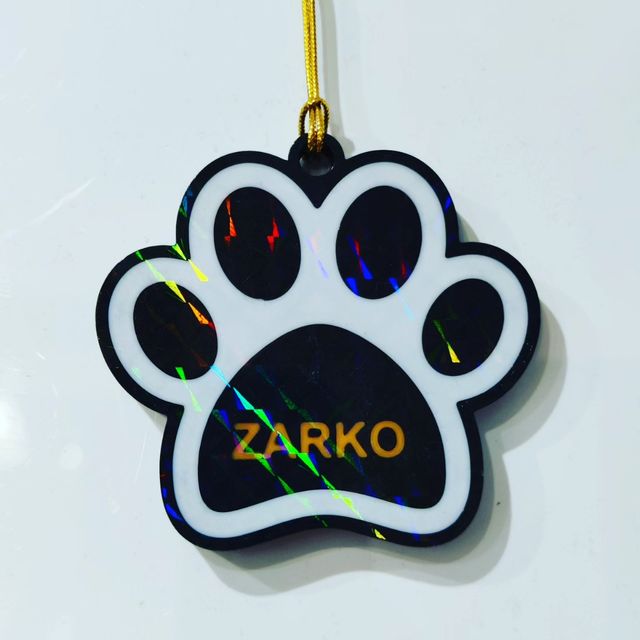 Adorno colgante llavero navidad mascota 3D