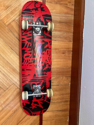 skate con mochila
