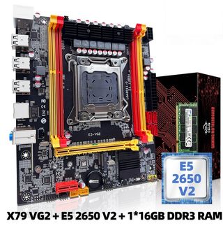 Placa Base x79 + Xeon E5 2650v2 + 16g ram PC Intel
