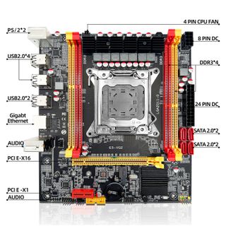 Placa Base x79 + Xeon E5 2650v2 + 16g ram PC Intel