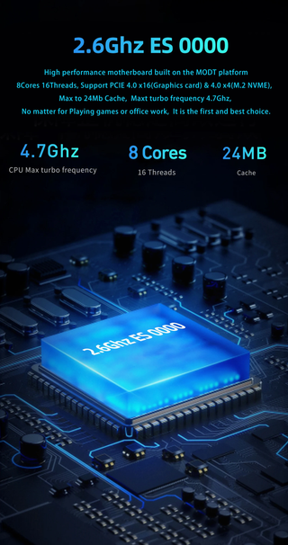 Placa Base M-ATX + i9 119980HK 4.7GHz integrado