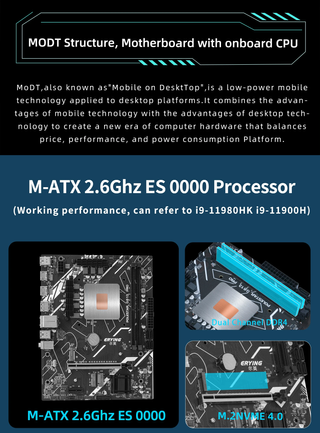 Placa Base M-ATX + i9 119980HK 4.7GHz integrado