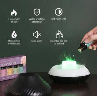 Difusor Aroma lámpara aceite esencial humidificado