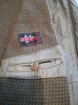 chaqueta piel ,talla xl,vintage,hay medidas