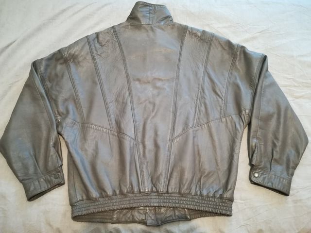 chaqueta piel ,talla xl,vintage,hay medidas