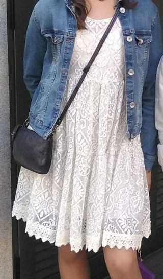 Vestido beige  suelto