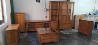 Mesa Centro Comedor Madera Nogal