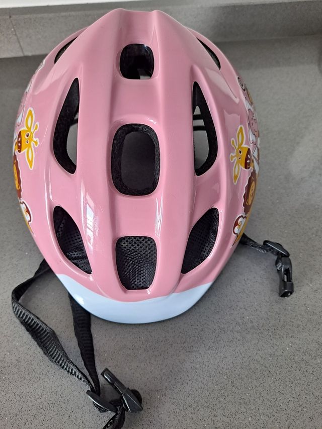 Casco bici rosa