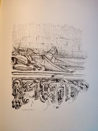 Láminas. Reproducciones de dibujos de C. Povedano