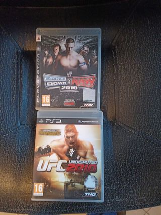 UFC 2010 ps3 e SmackDown vs RAW 2010 ps3