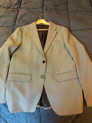 Americana Beige Zara Hombre