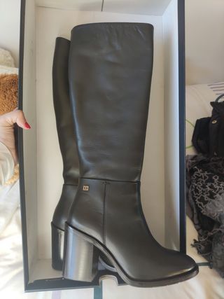 Botas altas piel