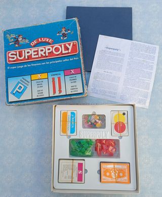Juego Antiguo Superpoly (Pesetas) 1970