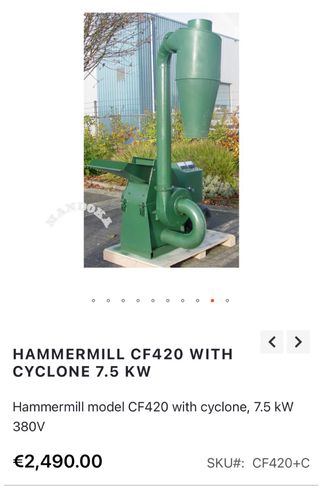 picadora /astilladora de madera trifasica