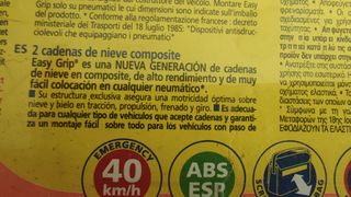 Cadenas Michelin nieve 185/60-15