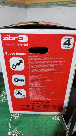 Estufa portátil de parafina electrónica