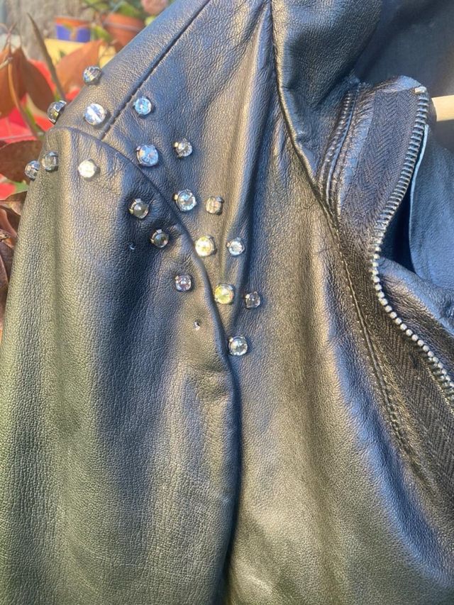 Chaqueta de piel. Zara