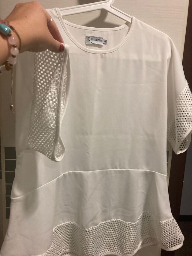 Top Minueto talla M beige