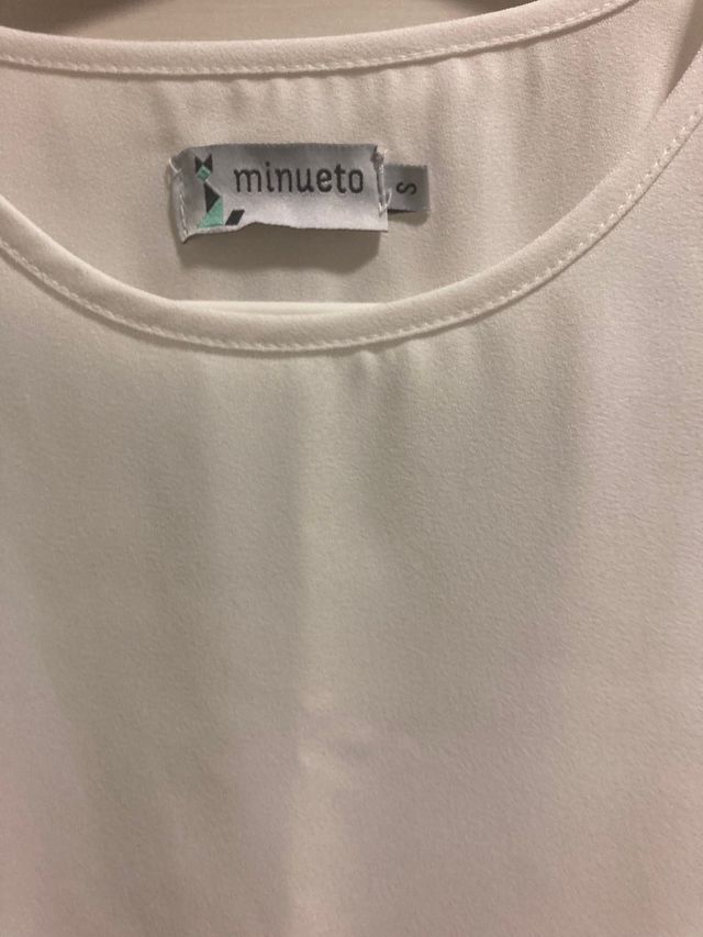 Top Minueto talla M beige