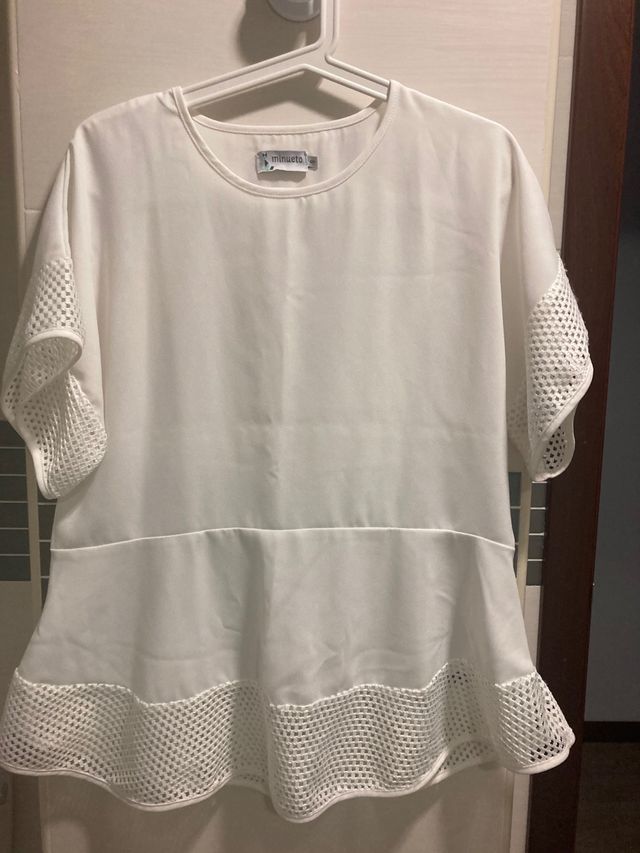 Top Minueto talla M beige