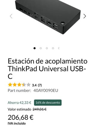 Dock Lenovo NUEVO