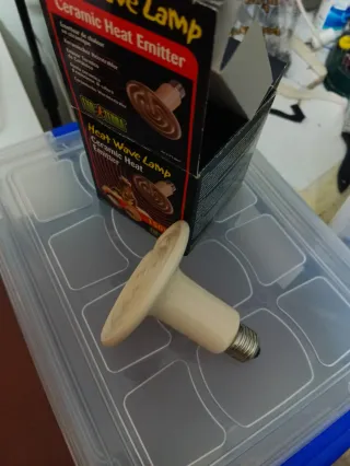 Lampara ceramica de calor terrario