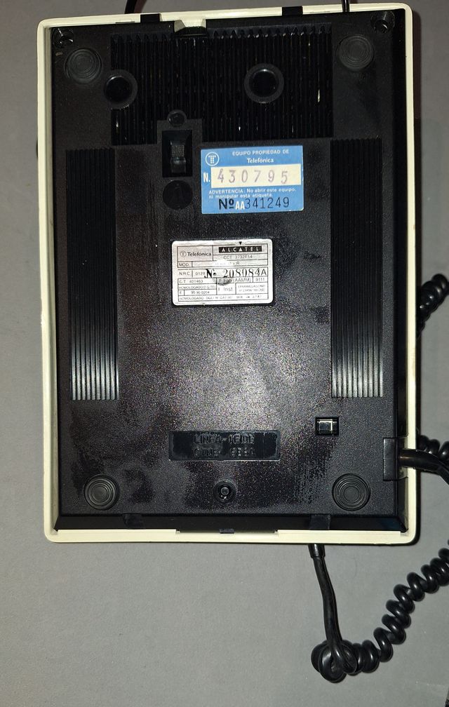 TELEFONO TECLAS VINTAGE MOD. TEIDE 1987 COLOR BEIG