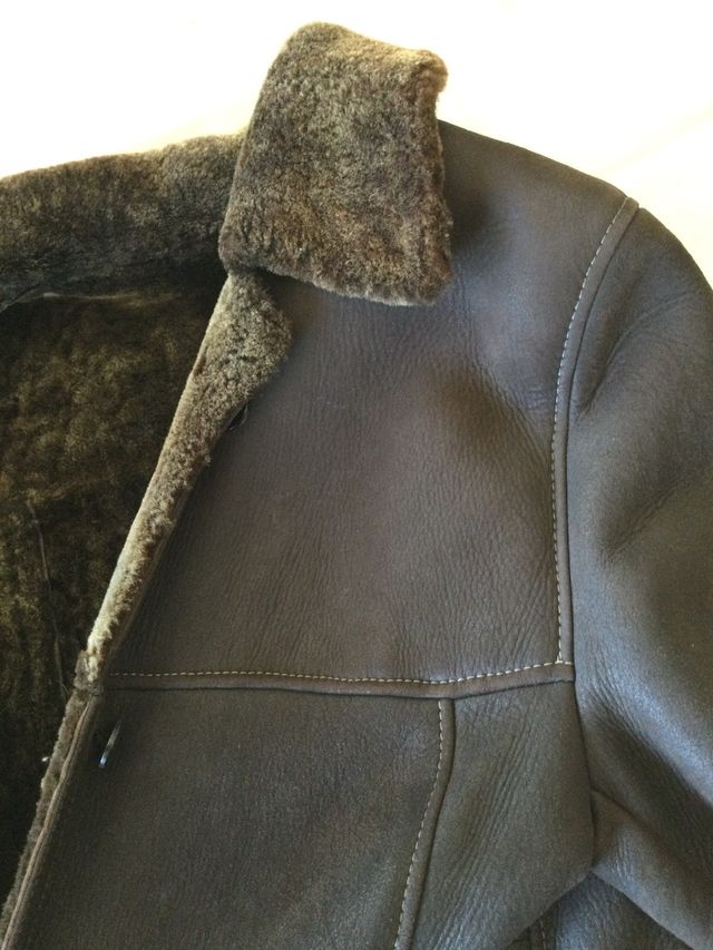 Chaquetón de Peletería piel y borrego. 