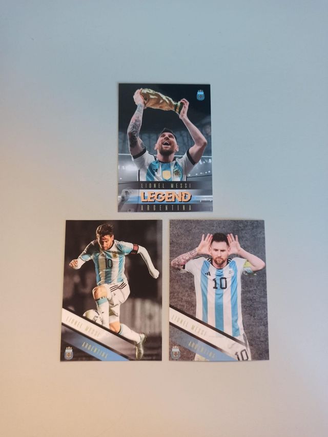 Lot De 12 Cartes Football Lionel Messi – Argentine & Inter Miami – 2024 – Comme Neuves