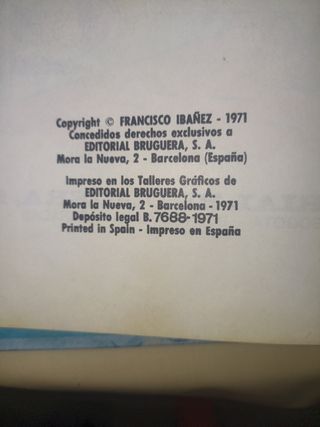 Tebeo Mortadelo y filemon