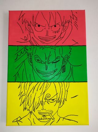One Piece manga Quadro Cuadro comic fumetto pirati